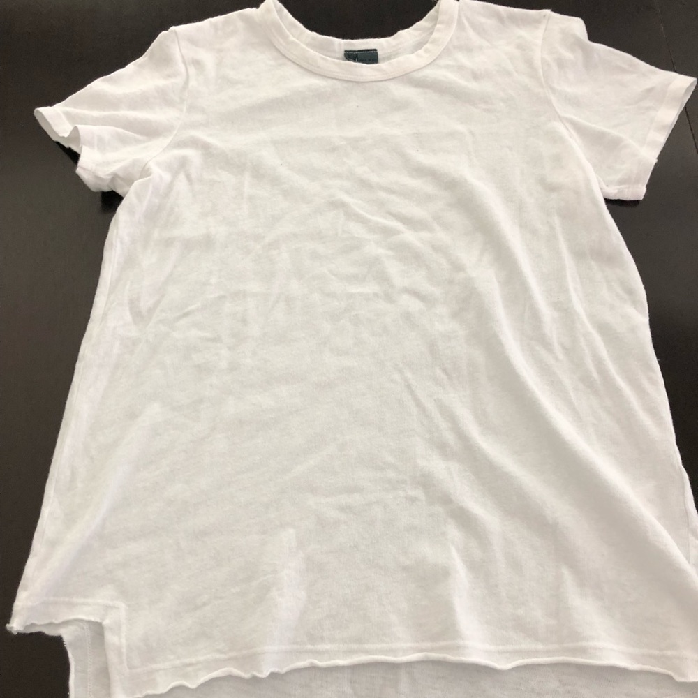 Left of Center white T